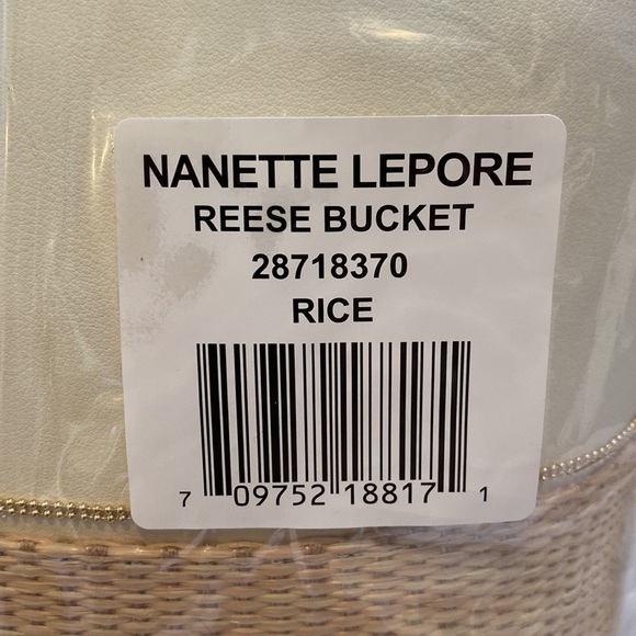 Nanette Lepore 'Rice' Rattan Reese Convertible Bucket Bags - Picture 15 of 15